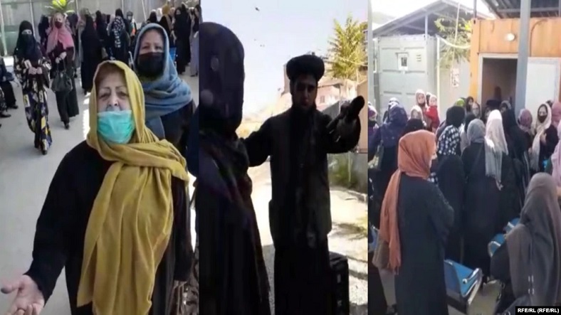 زنان از کارکردن در وزارت مهاجرین و عودت کنندگان طالبان منع شدند