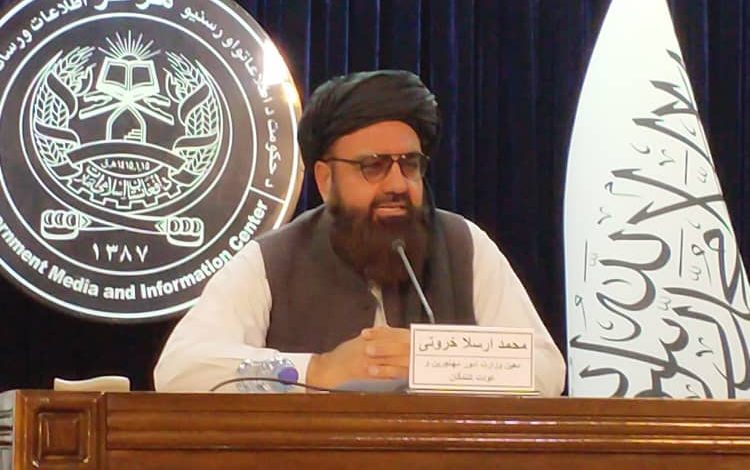 محمد ارسلا خروټی، معین وزارت امور مهاجرین و عودت کنندکان